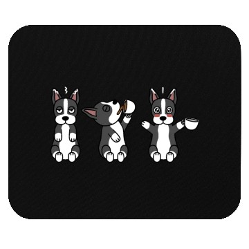 Discover Boston Terrier Coffee Lover Mouse Pads