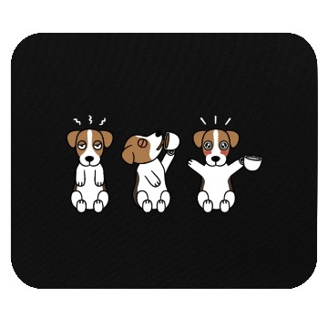 Discover Jack Russell Terrier Coffee Lover Mouse Pads