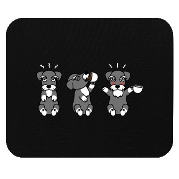 Discover Schnauzer Coffee Lover Mouse Pads