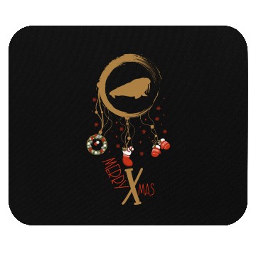 Discover Winter dreamcatcher Christmas Walrus Mouse Pads