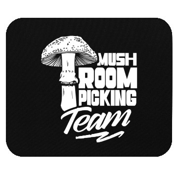 Discover Mushroom Picking Team Collecting Collect Picker Mouse Pads
