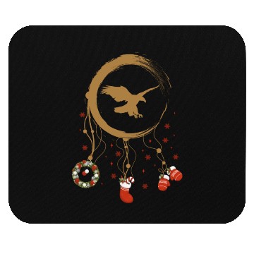 Discover Winter dreamcatcher Christmas Eagle Mouse Pads