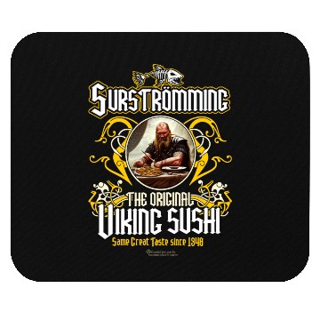 Discover Surströmming Mouse Pads Design Viking Sushi