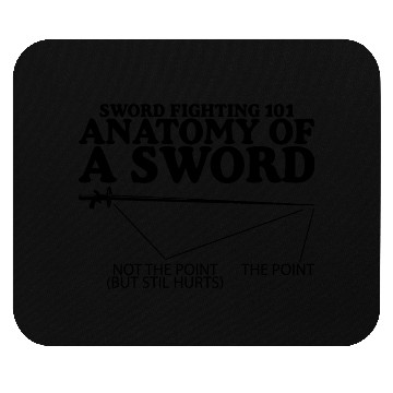 Discover Sword Fighting 101 Anatomy Of A Sword 4 Mouse Pads