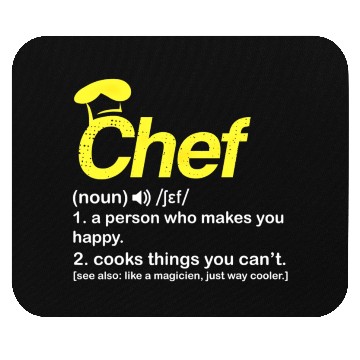 Discover Chef Definition Stationery Mouse Pads
