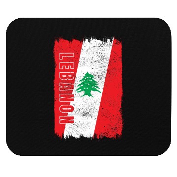 Discover Lebanon vintage flag Mouse Pads