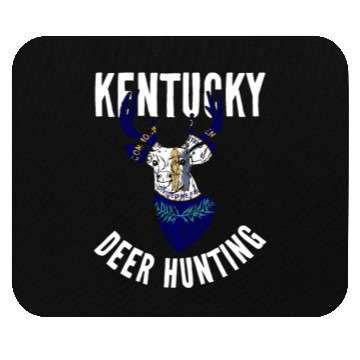 Discover Kentucky Deer Hunting Buck Stag Hunter Mouse Pads