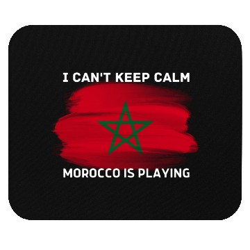 Discover i can't keep calm morocco is playing Mouse Pads