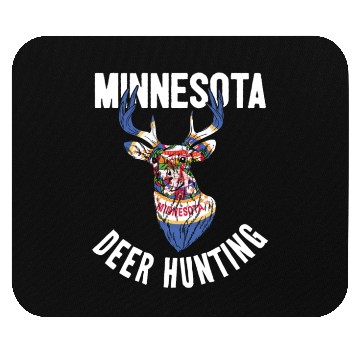 Discover Minnesota Deer Hunting Buck Stag Hunter Mouse Pads