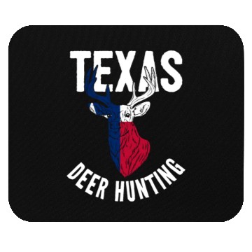 Discover Texas Deer Hunting Buck Stag Hunter Mouse Pads