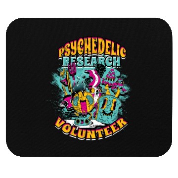 Discover Psychedelic Research Volunteer - psychedelic Mouse Pads