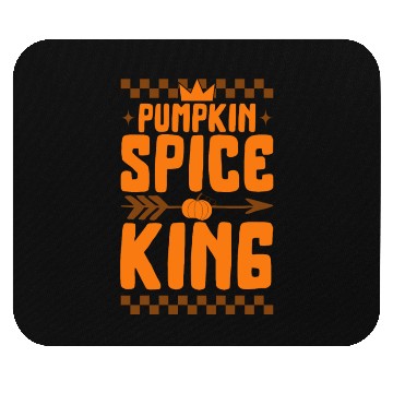 Discover Halloween Thanksgiving Mouse Pads, Pumpkin Spice King