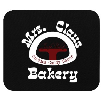 Discover Christmas Mouse Pads, Mrs. Claus Bakery Mouse Pads,