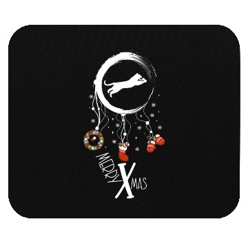 Discover Winter dreamcatcher Christmas Tiger Mouse Pads