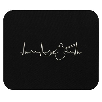 Discover Canoe. Heart. Love. EKG. Pulse. Beat. Mouse Pads