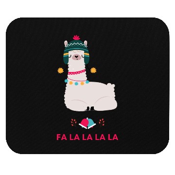 Discover Fa La La La LLama ! Mouse Pads