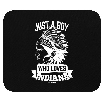 Discover Just A Boy Who Loves Indians Native People Mouse Pads