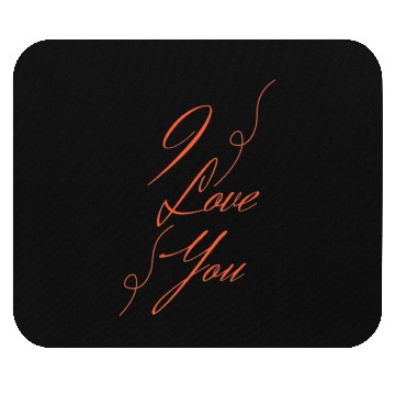 Discover i love you Mouse Pads
