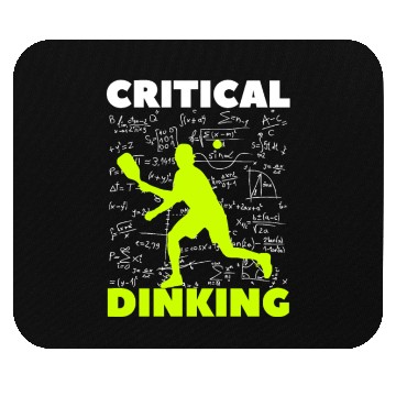 Discover Pickleball Critical Dinking, Funny Pickle Ball. Mouse Pads