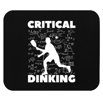 Discover Pickleball Critical Dinking, Funny Pickle Ball. Mouse Pads