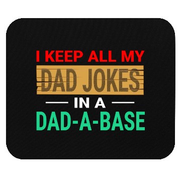 Discover Funny dad jokes gift idea Mouse Pads