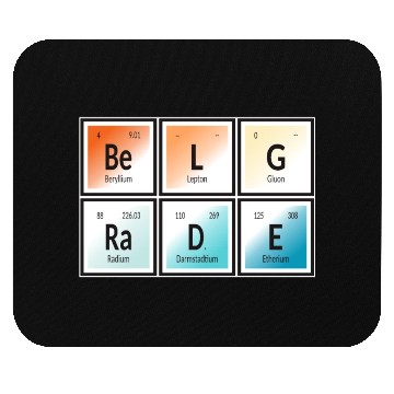 Discover Belgrade | Periodic Table of Elements Mouse Pads