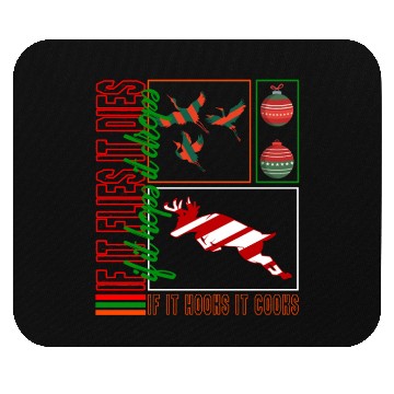 Discover Christmas Mouse Pads, If It Flies It Dies Duck And