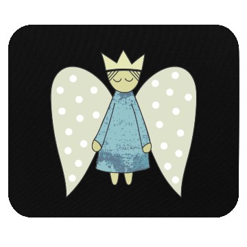 Discover The Flight of the Christmas Angel Mouse Pads