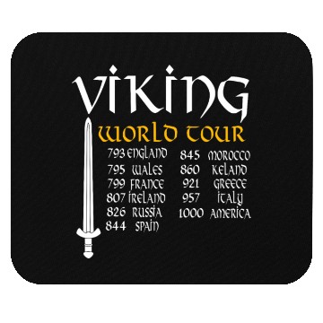 Discover Viking World Tour Mouse Pads