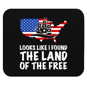 Discover Columbus Day 1492 Mouse Pads