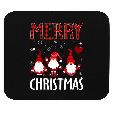 Discover Merry Christmas Gnomes Mouse Pads