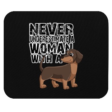 Discover Dachshund Never Underestimate Mouse Pads
