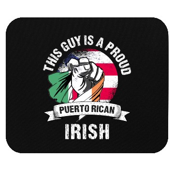 Discover Puerto Rico Flag Ireland Grown Men Boys Guy Mouse Pads