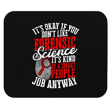 Discover forensic science detective true crime investigator Mouse Pads