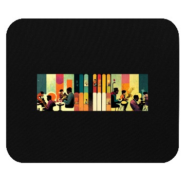 Discover Music, jazz & ink Mouse Pads