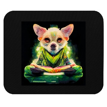 Discover chihuahua buddhist monk, shut up! Mouse Pads