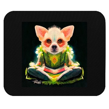 Discover buddhist chihuahua Mouse Pads