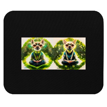 Discover buddhist chihuahua Mouse Pads