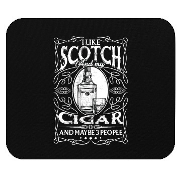 Discover Irish Whiskey Scotch Drinker Alcohol Drinking Mouse Pads