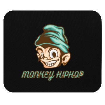 Discover Green Monkey Hiphop Mouse Pads