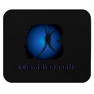Discover I AM BLACK SCI FI Mouse Pads