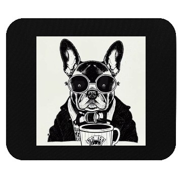 Discover I love dog and coffee Mouse Pads