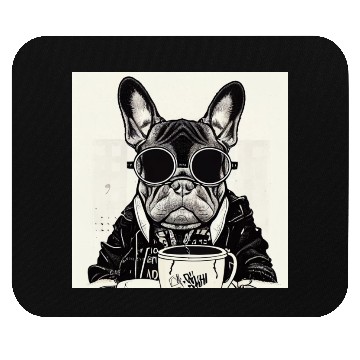 Discover I love dog and coffee Mouse Pads