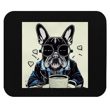Discover I love dog and coffee Mouse Pads