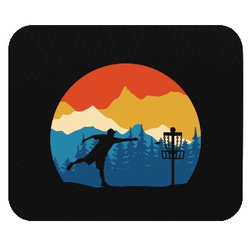 Discover Disc Golf - Disc Golfing Player Ultimate Frisbee Mouse Pads