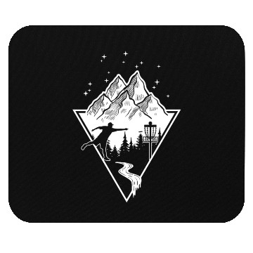 Discover Disc Golf - Disc Golfing Player Ultimate Frisbee Mouse Pads