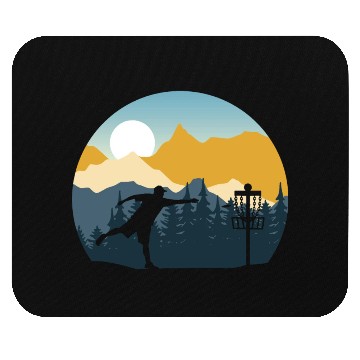 Discover Disc Golf - Disc Golfing Player Ultimate Frisbee Mouse Pads