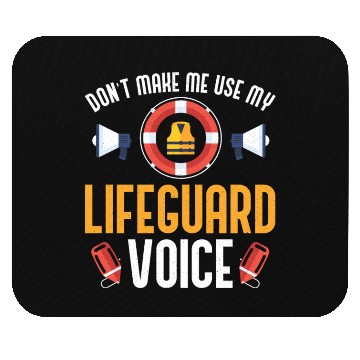 Discover Lifeguard Rescuer Pool Guard Mouse Pads