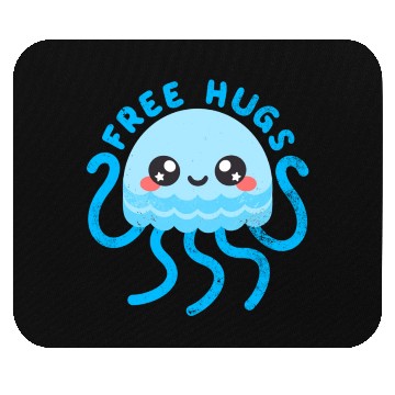 Discover Jellyfish free hugs Mouse Pads