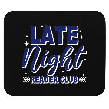 Discover Late Night Reader Club 3 Mouse Pads